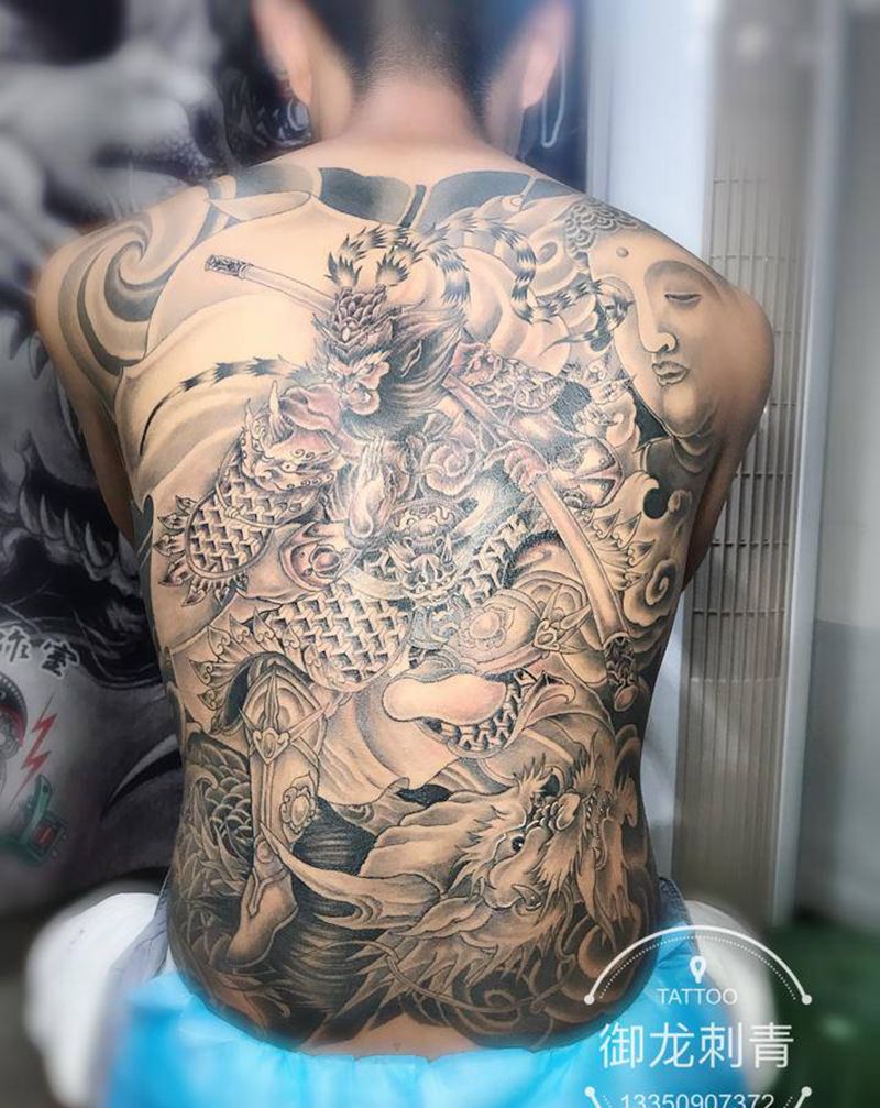 悟空纹身图片_新传统纹身图案