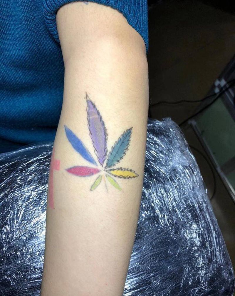 修改纹身图片_手部New School纹身图案