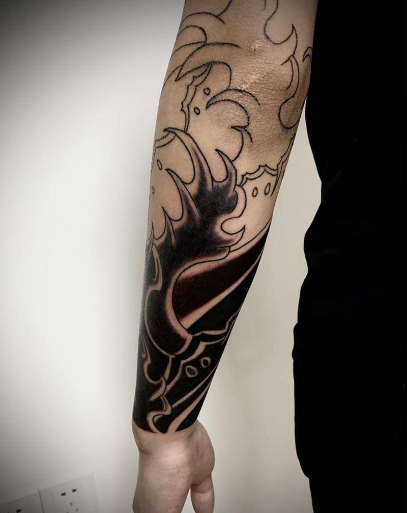 一部分纹身图片_手臂纹身图案