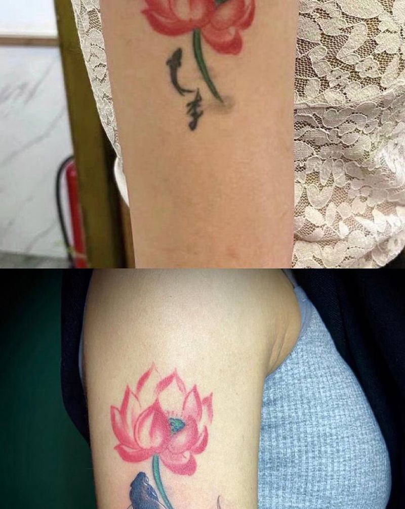 遮盖纹身图片_手臂纹身图案