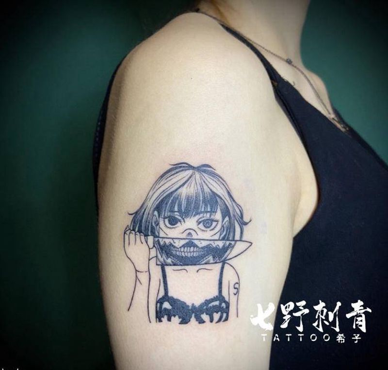 暗黑纹身图片_手臂纹身图案