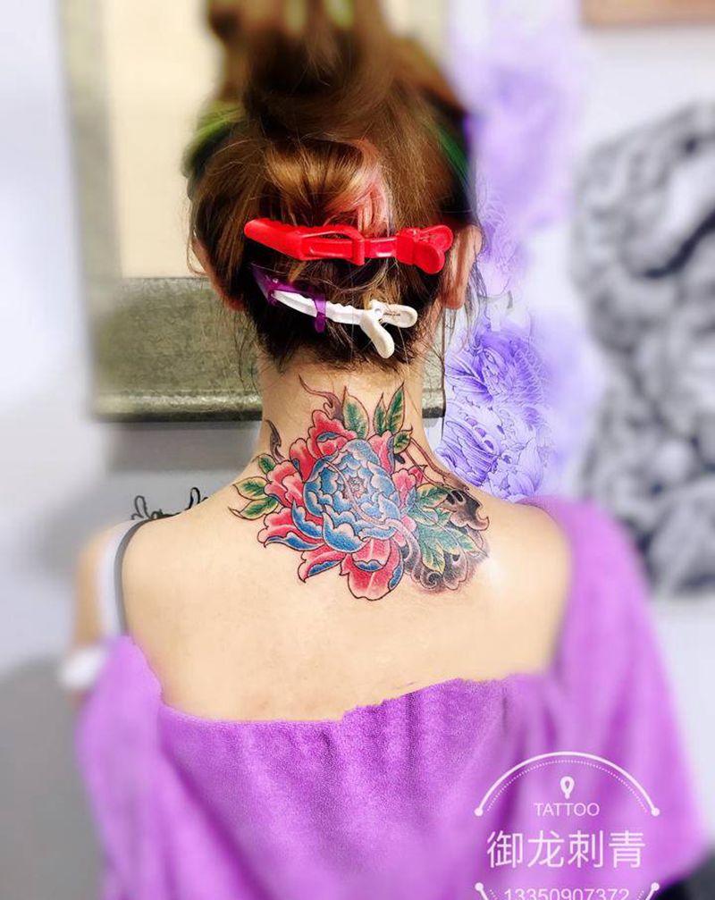 掩盖胎记纹身图片_新传统纹身图案