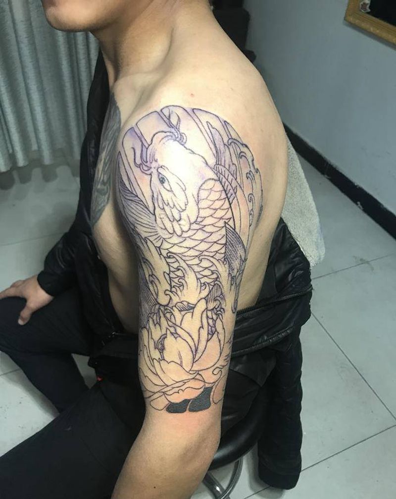 未完待续纹身图片_新传统老传统纹身图案