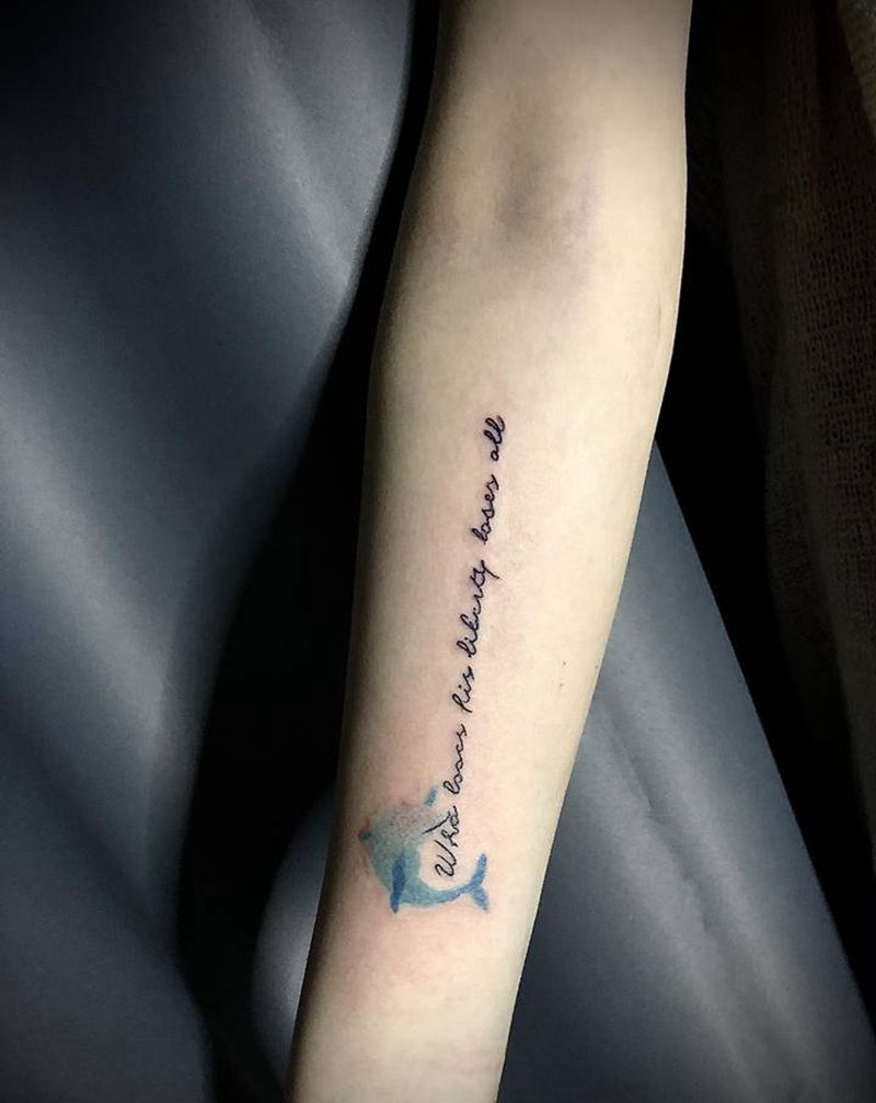 英文纹身图片_手臂纹身图案