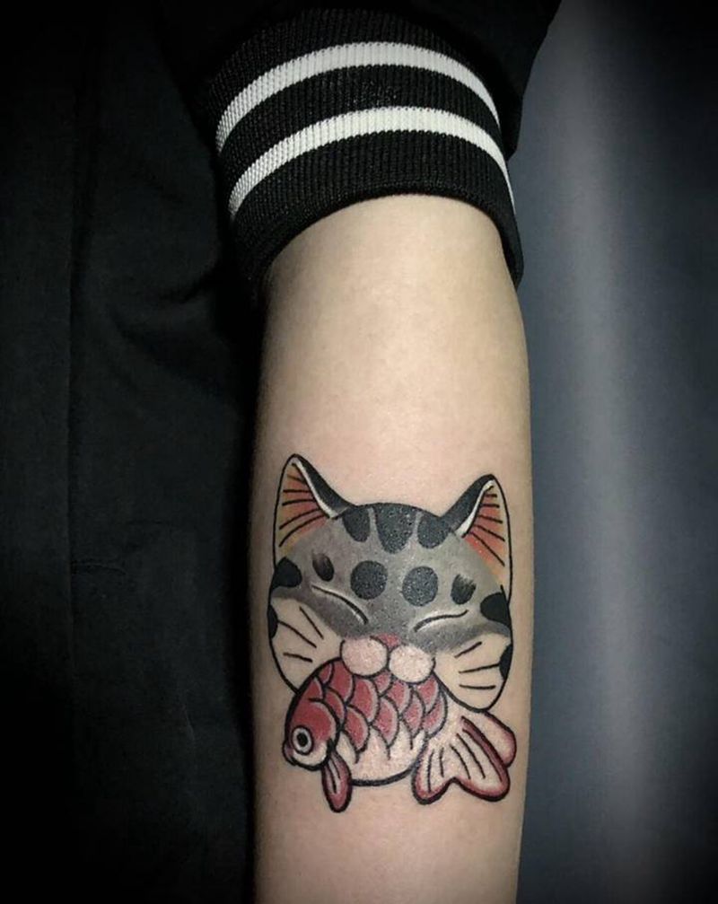 日式小图纹身图片_老传统纹身图案