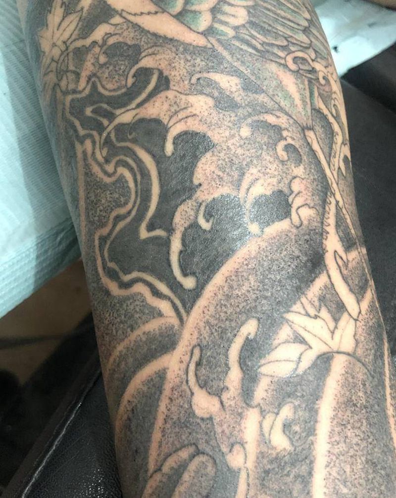 修改上色纹身图片_脚部纹身图案