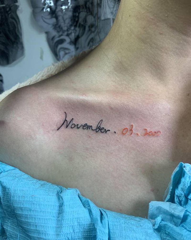 英文纹身图片_小清新纹身图案