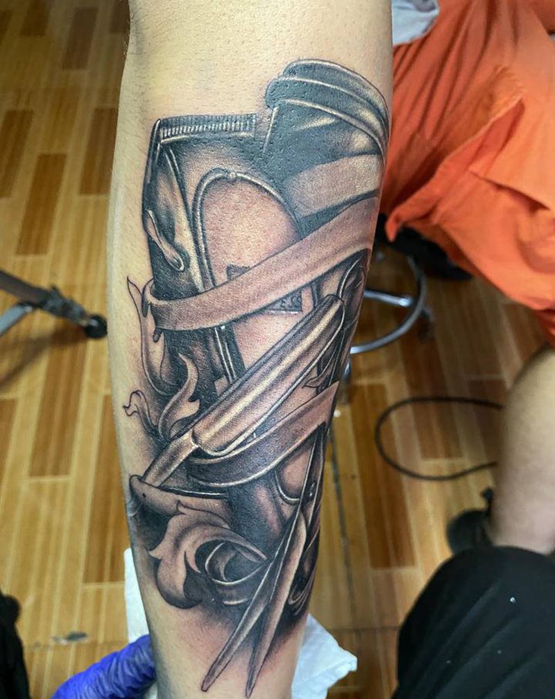 美发师专用纹身纹身图片_欧美写实纹身图案