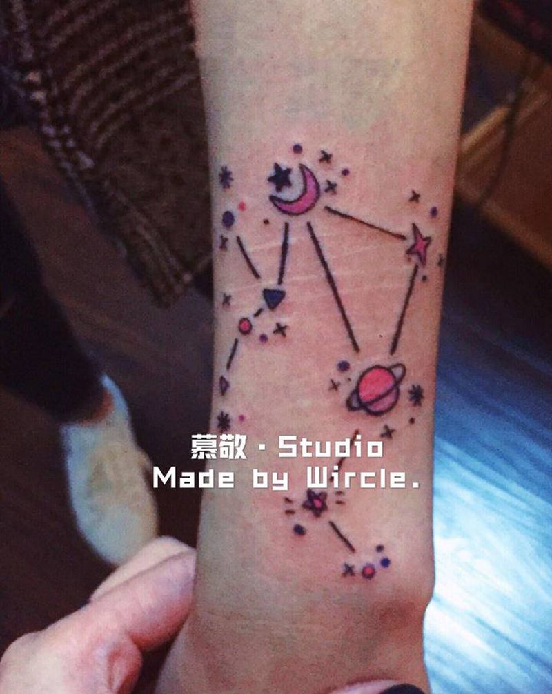 疤 / 改良座纹身图片_手臂纹身图案
