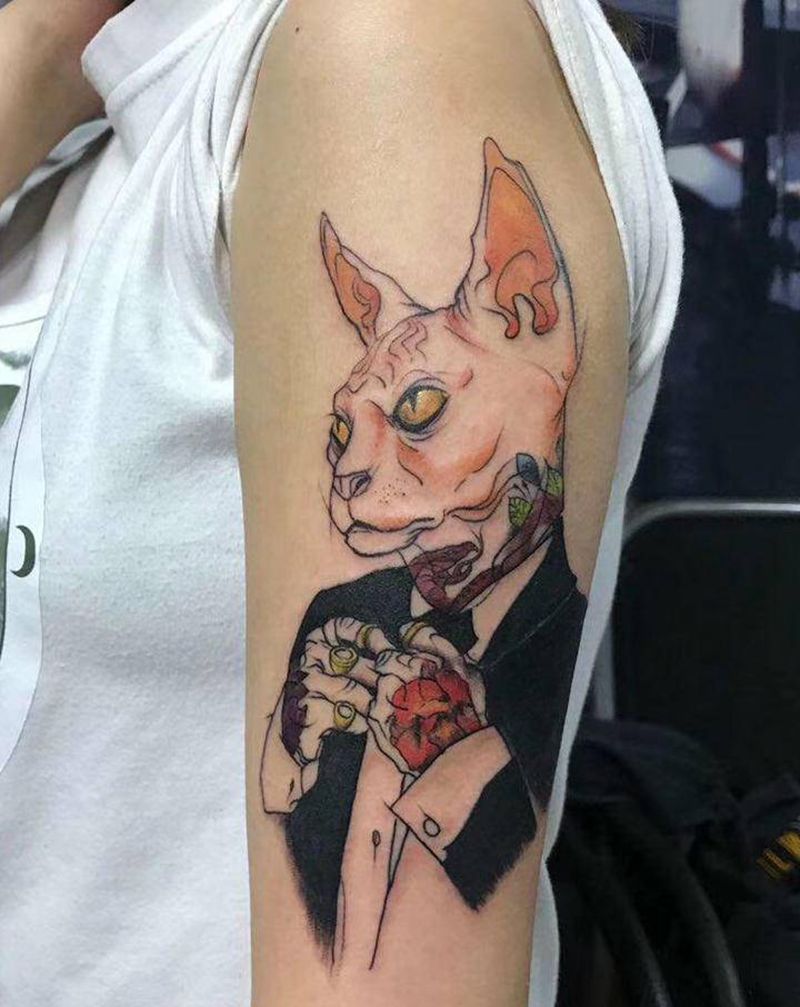 破坏神纹身图片_手臂纹身图案