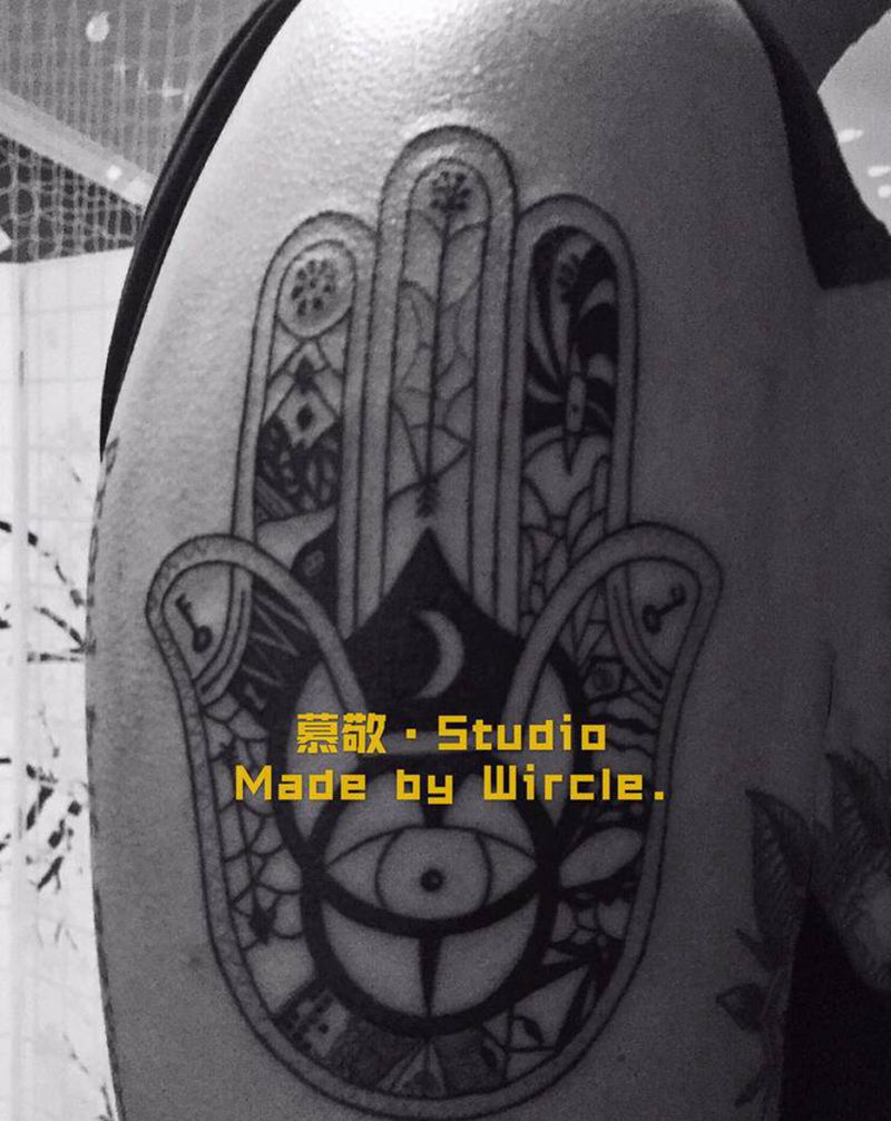 新坑 | 一次 | 未完纹身图片_手臂图腾纹身图案