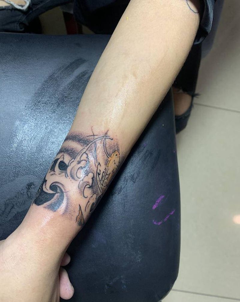 臂环纹身图片_手臂纹身图案