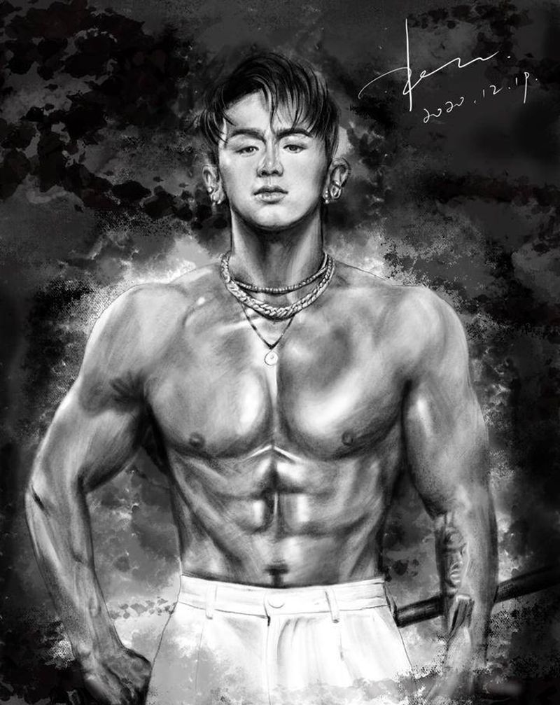 人像素描纹身图片_欧美写实人像素描肖像纹身图案