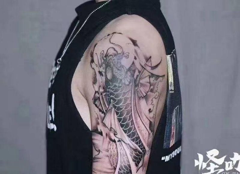 传统纹身图片_手臂新传统纹身图案