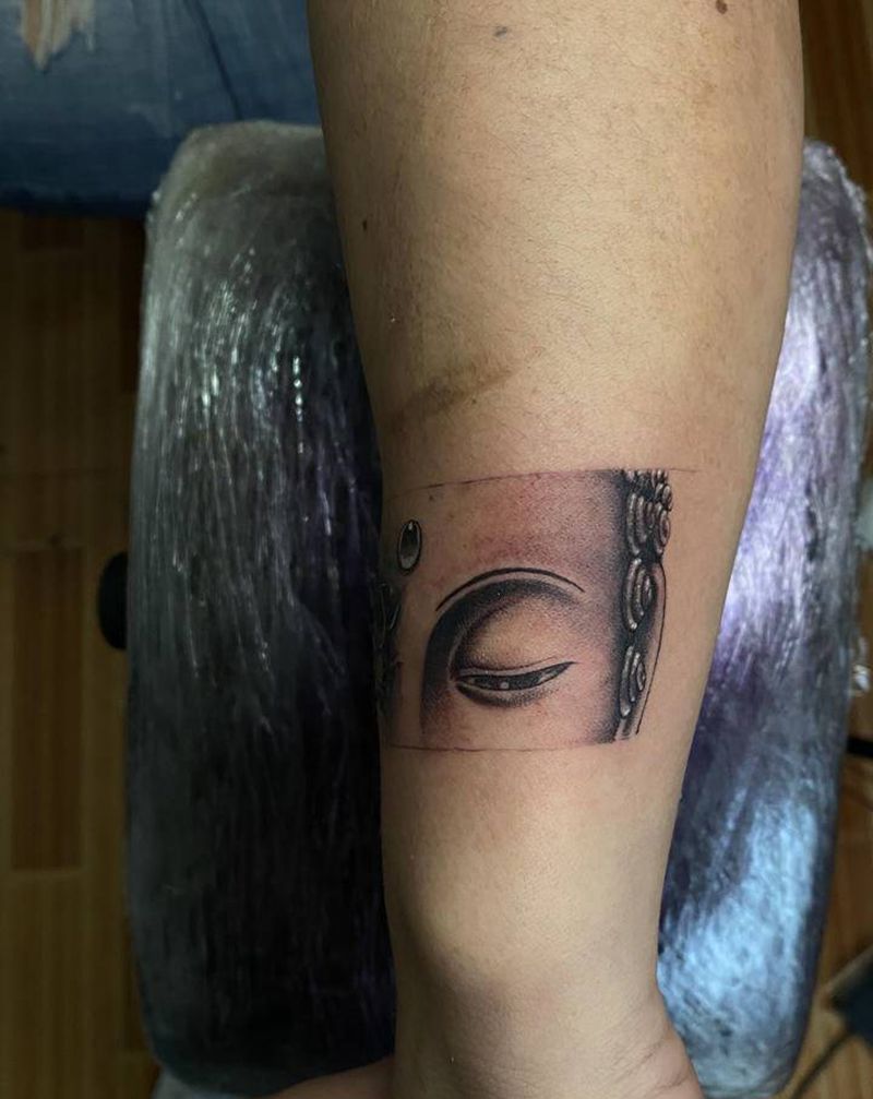 善恶纹身图片_手部新传统纹身图案