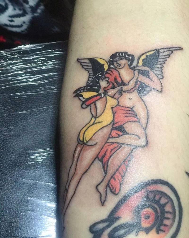 填空纹身图片_Old School纹身图案