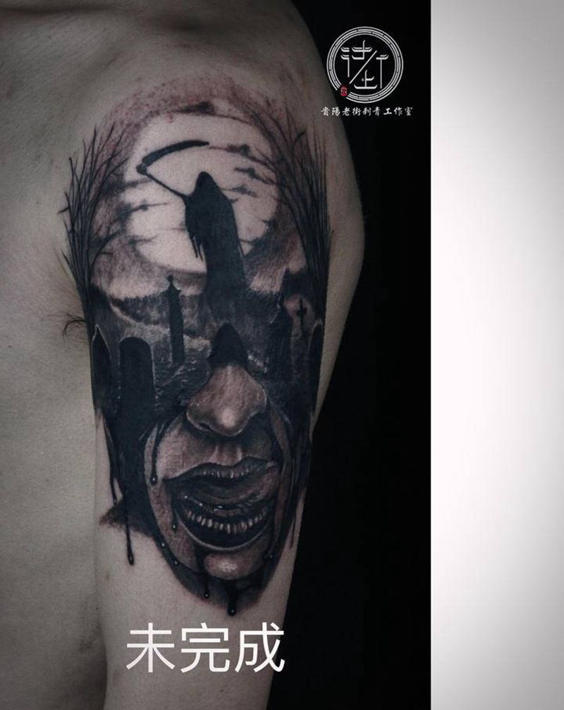 写实纹身图片_手臂欧美写实纹身图案