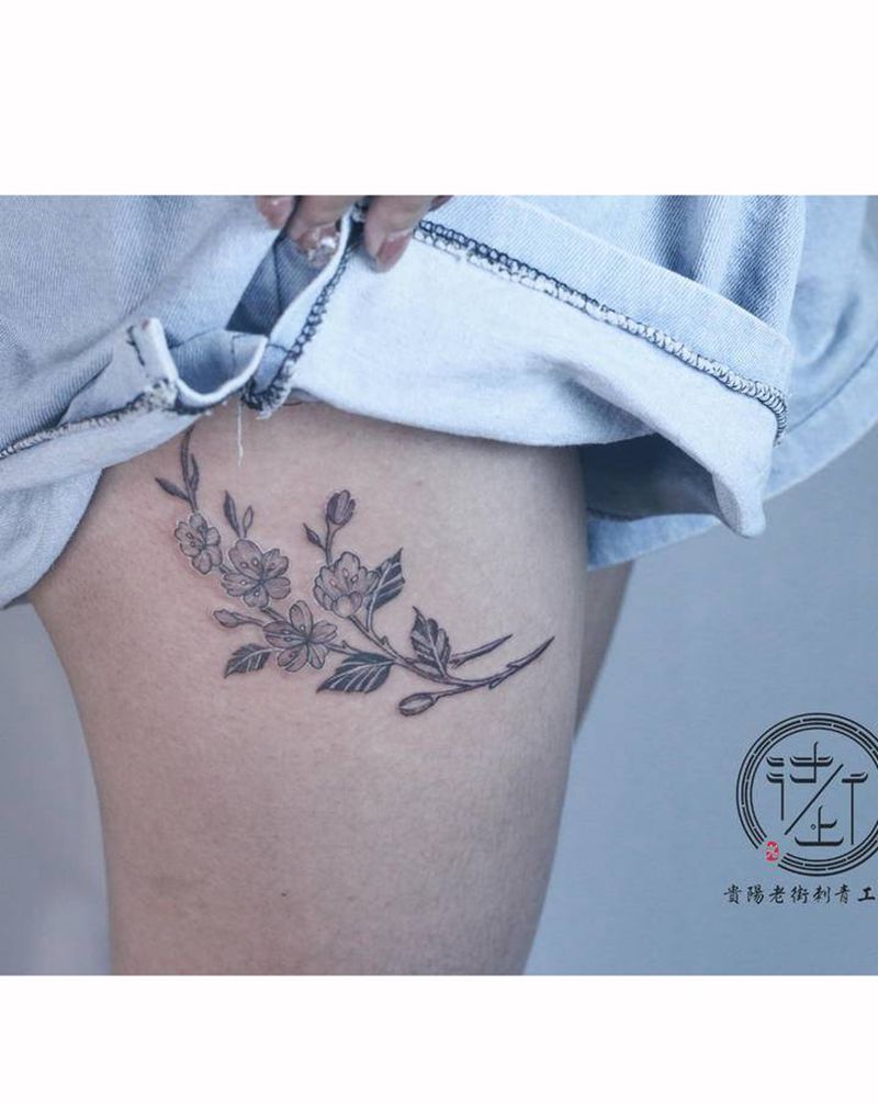 小清新纹身图片_手部腿部几何小清新纹身图案