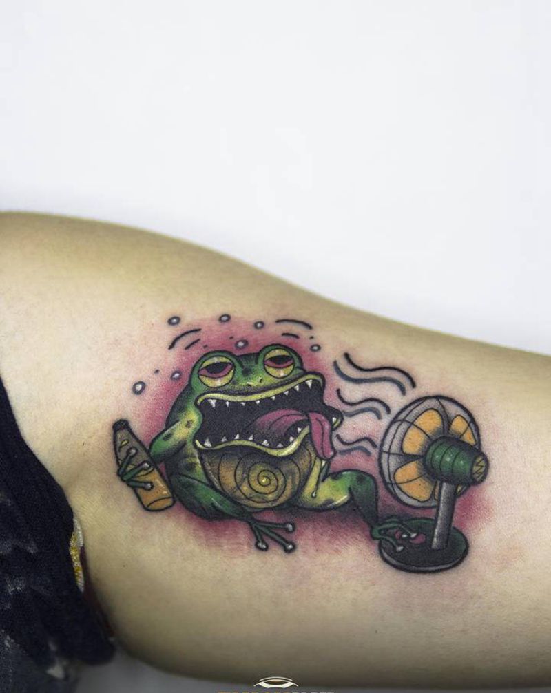 原创图遮盖纹身图片_New School纹身图案