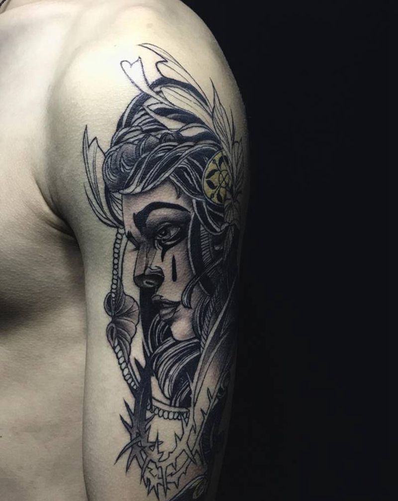 old school纹身图片_手臂Old School纹身图案