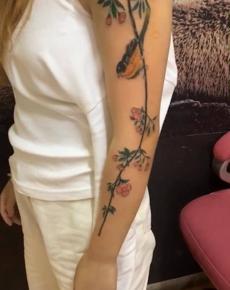 小清新纹身图片_手臂纹身图案