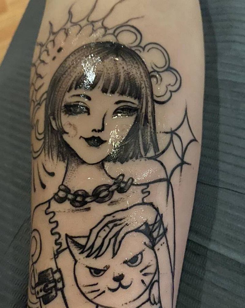 女孩纹身图片_手部纹身图案