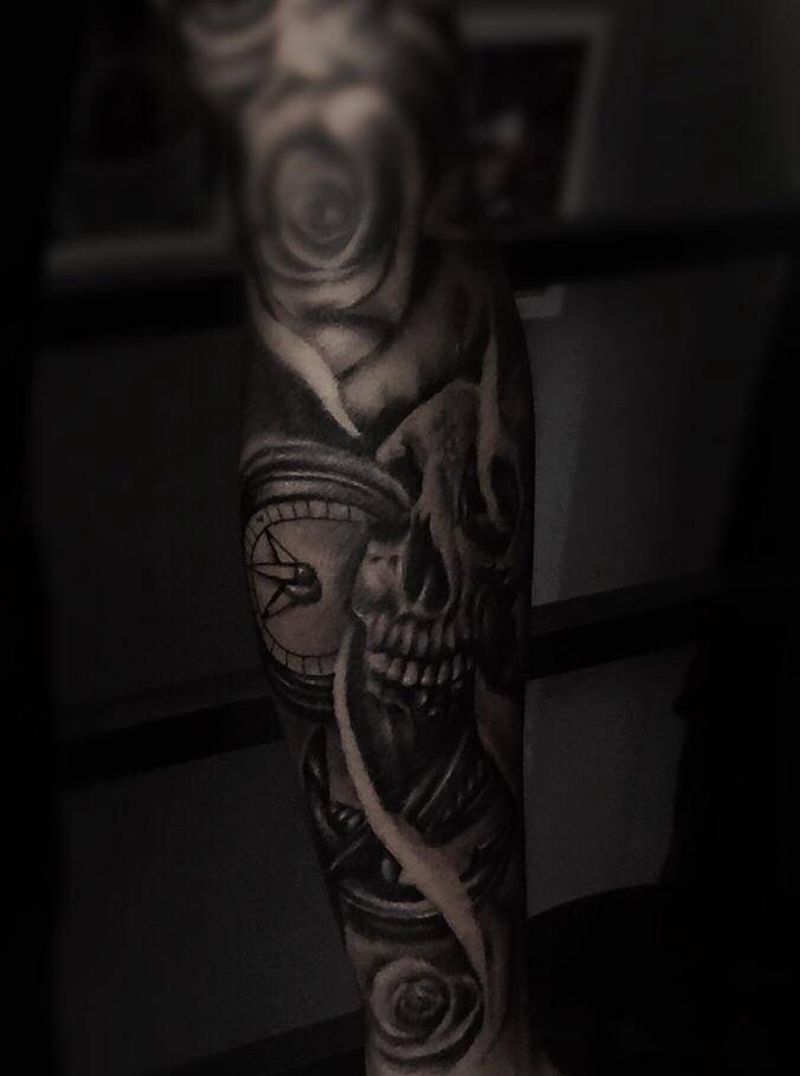 欧美风纹身图片_手臂纹身图案