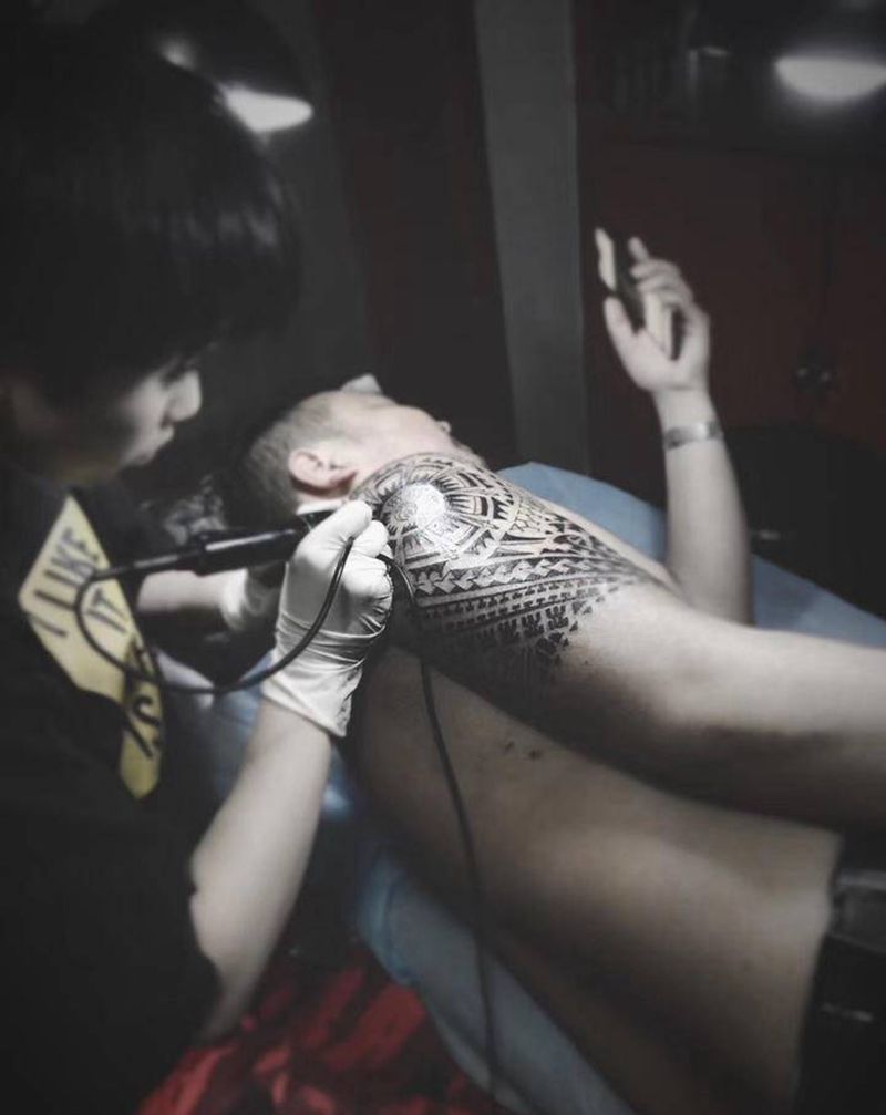 图腾纹身图片_手臂图腾纹身图案