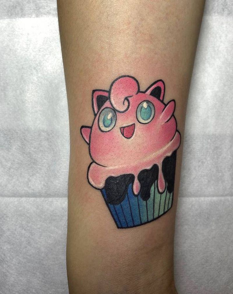 newschool遮盖纹身图片_手臂New School胖丁纹身图案