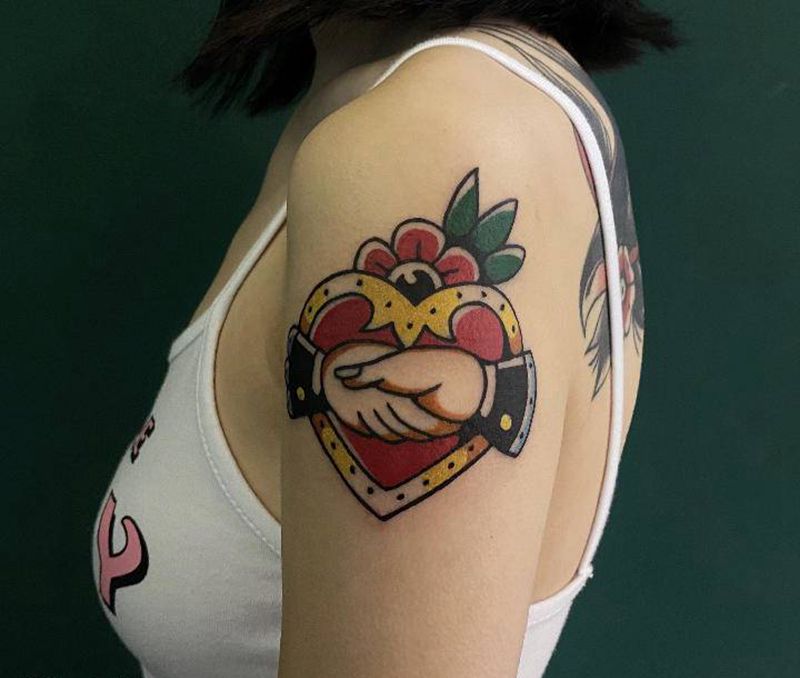 oldschool纹身图片_手臂Old School纹身图案