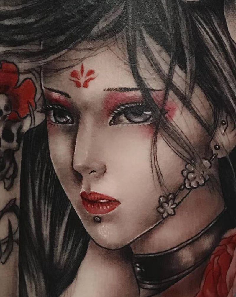 权纹身图片_手部纹身图案