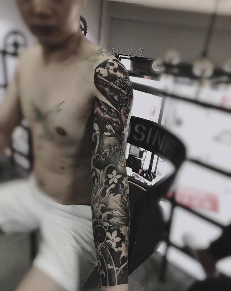 权纹身图片_手部纹身图案