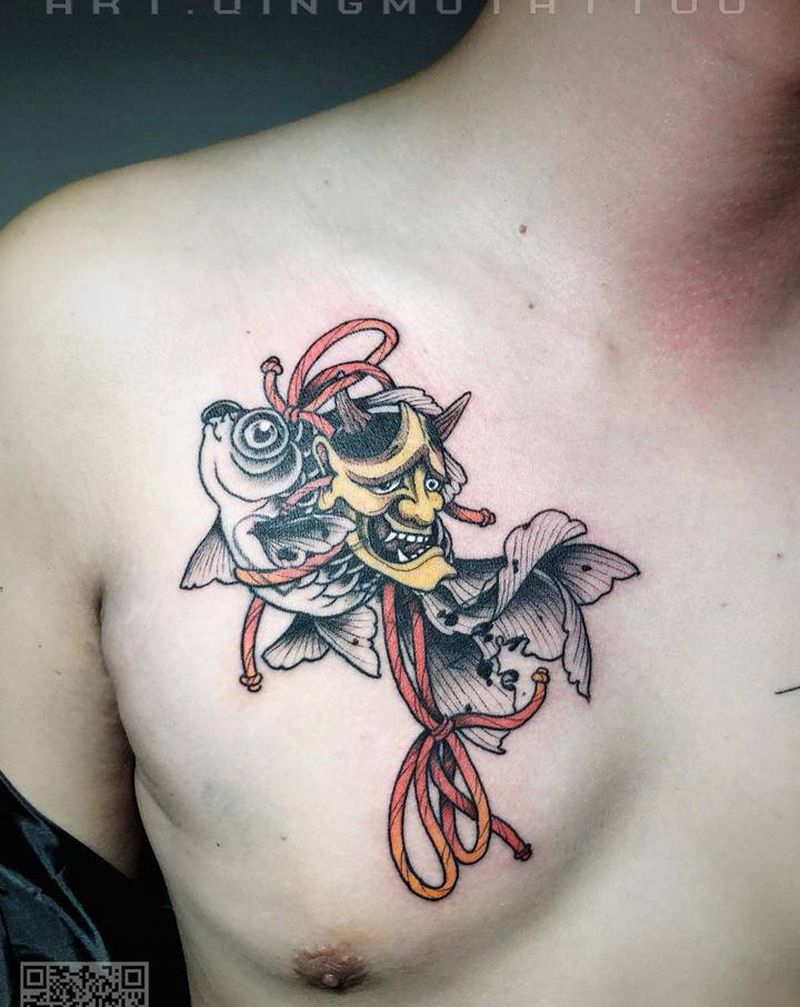 旧纹身遮盖纹身图片_胸部新传统纹身图案