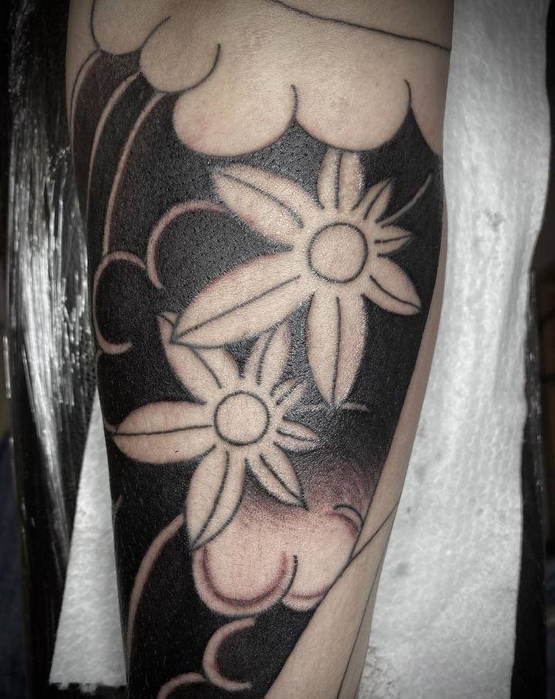 雾纹身图片_老传统纹身图案