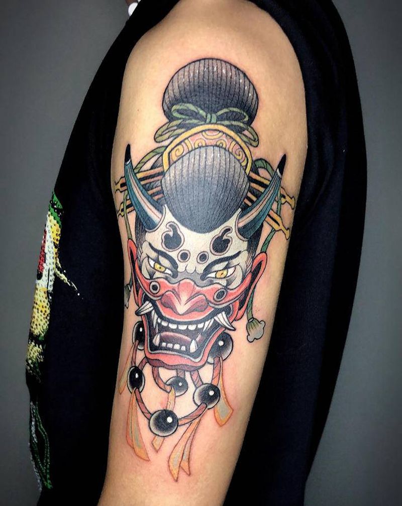 日式纹身图片_手臂新传统纹身图案