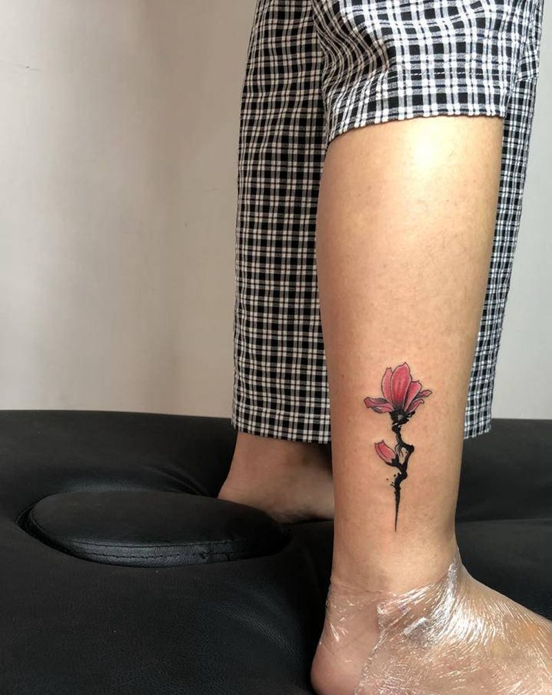 小清新花纹身图片_小清新纹身图案