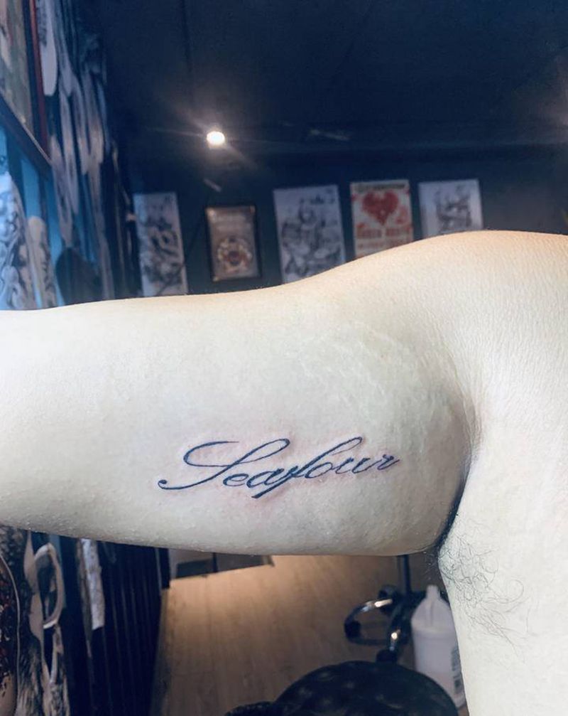 英文纹身图片_手部纹身图案