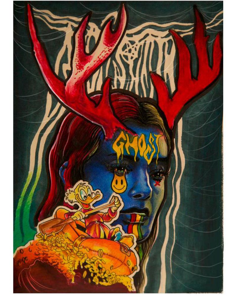 手稿纹身图片_手臂欧美写实手稿纹身图案