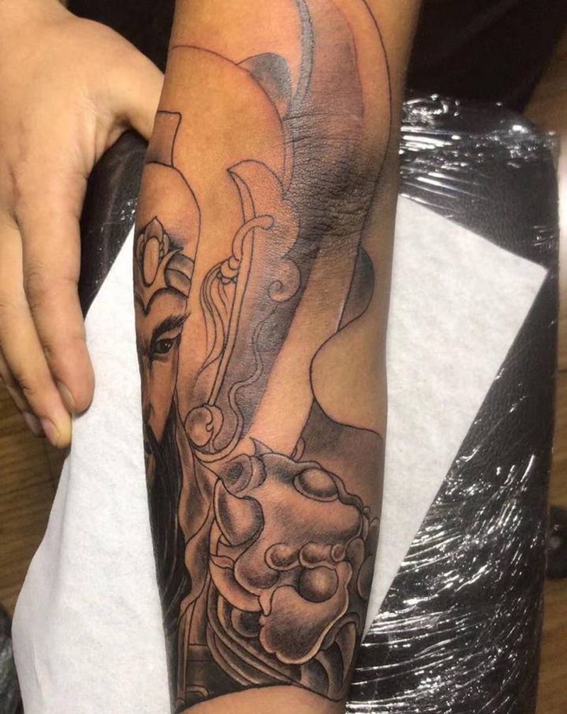 遮盖，老纹身和疤纹身图片_手臂纹身图案