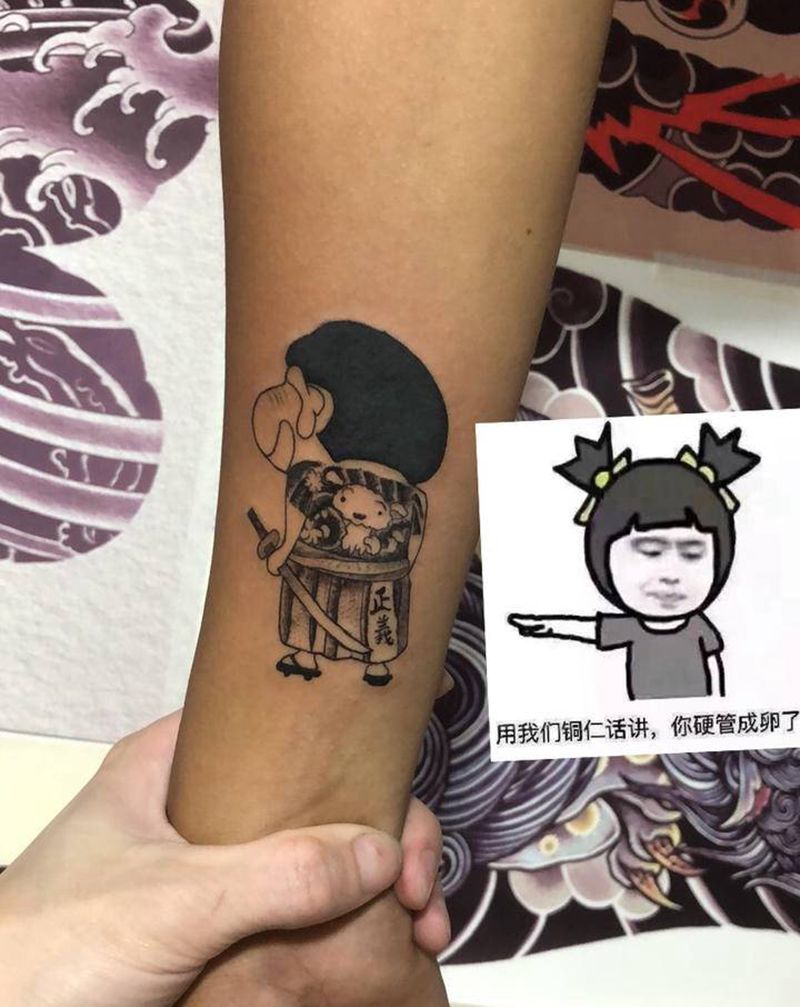 小可爱纹身图片_手臂纹身图案
