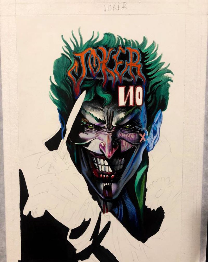 小丑纹身图片_欧美写实纹身图案