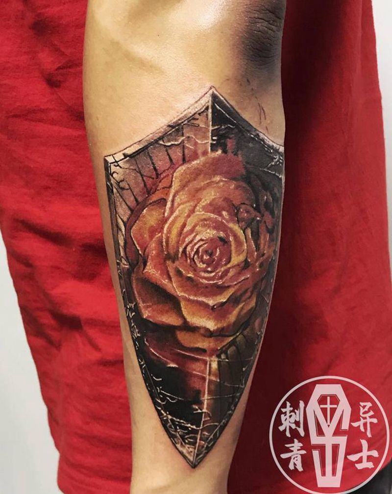 写实花臂纹身图片_手臂欧美写实纹身图案