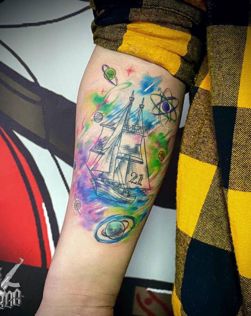 2021纹身图片_水彩纹身图案