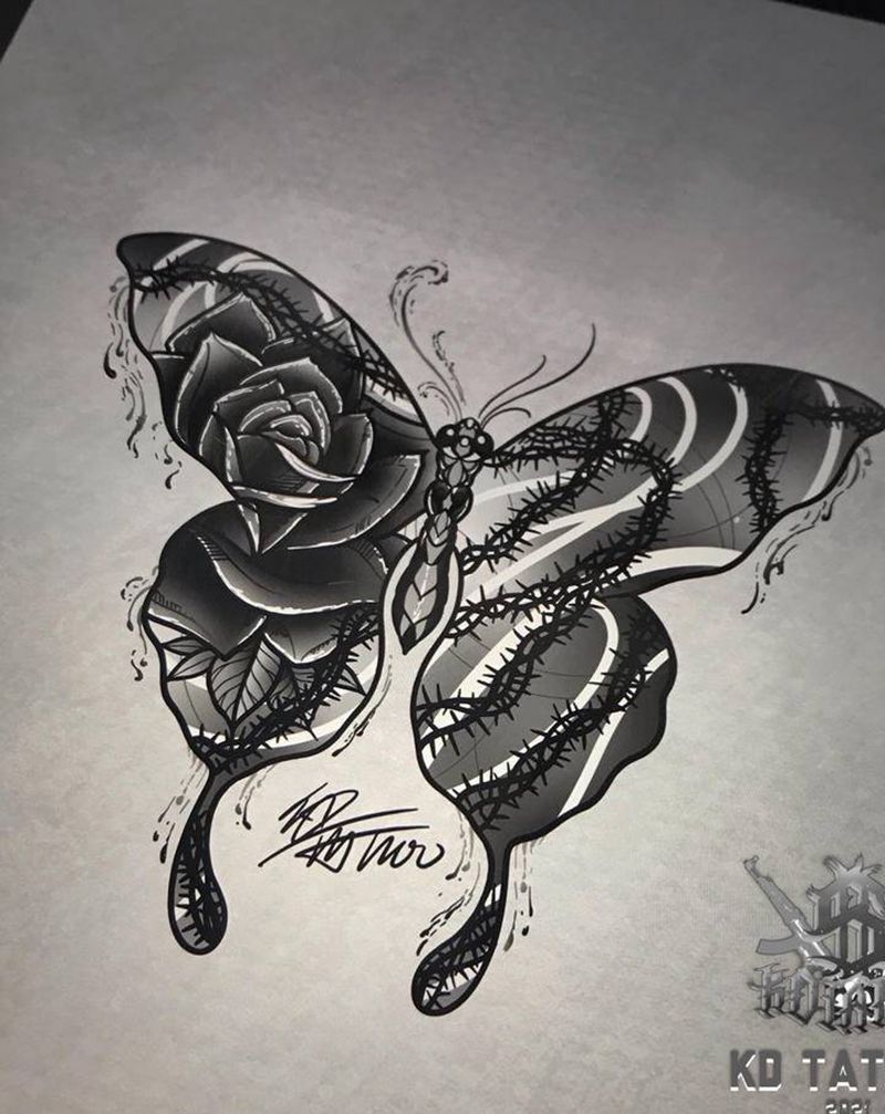 1纹身图片_黑灰纹身图案