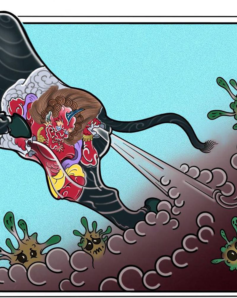 牛年年画纹身图片_老传统新传统牛纹身图案