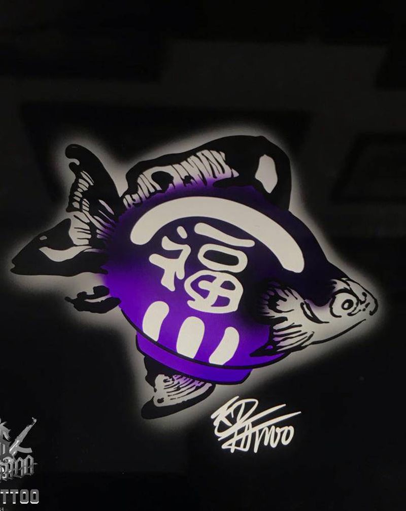 复制鱼纹身图片_Old SchoolNew School纹身图案