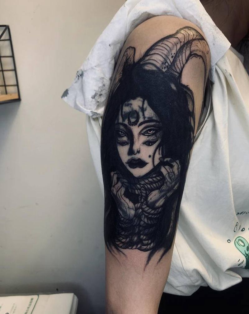 暗黑遮盖纹身图片_新传统纹身图案