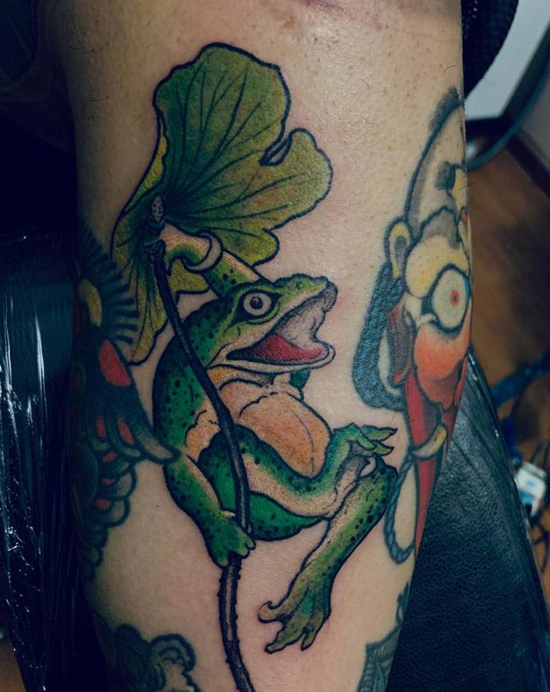 小孤寡纹身图片_New School纹身图案