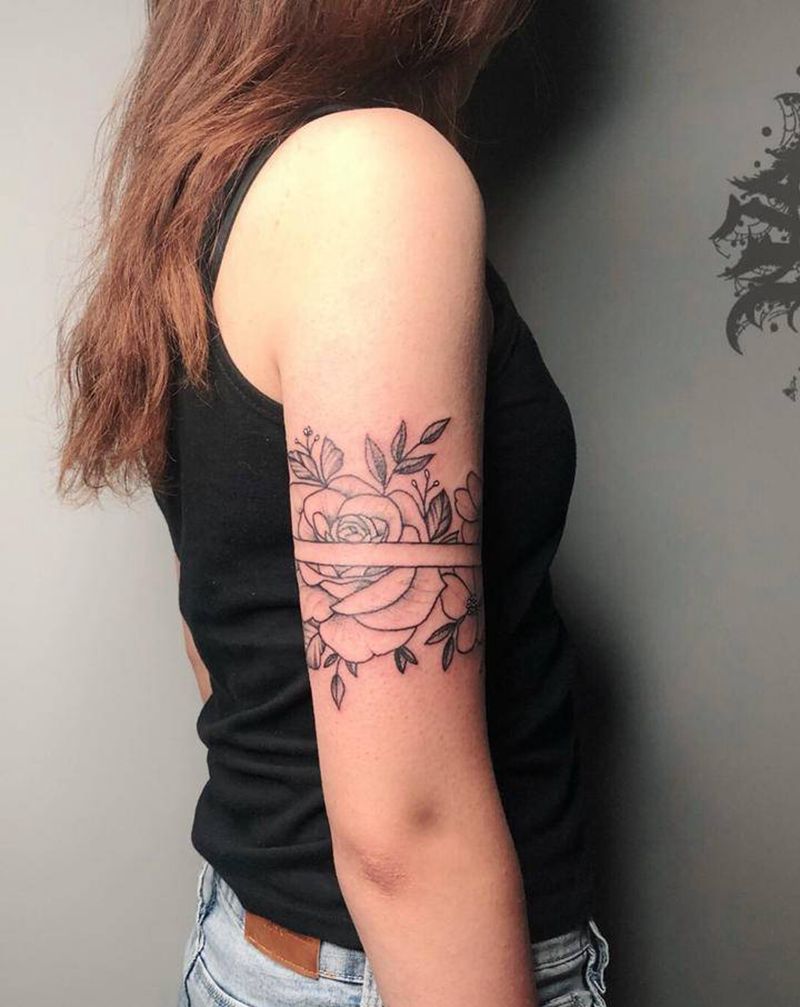 花纹身图片_手部手臂纹身图案