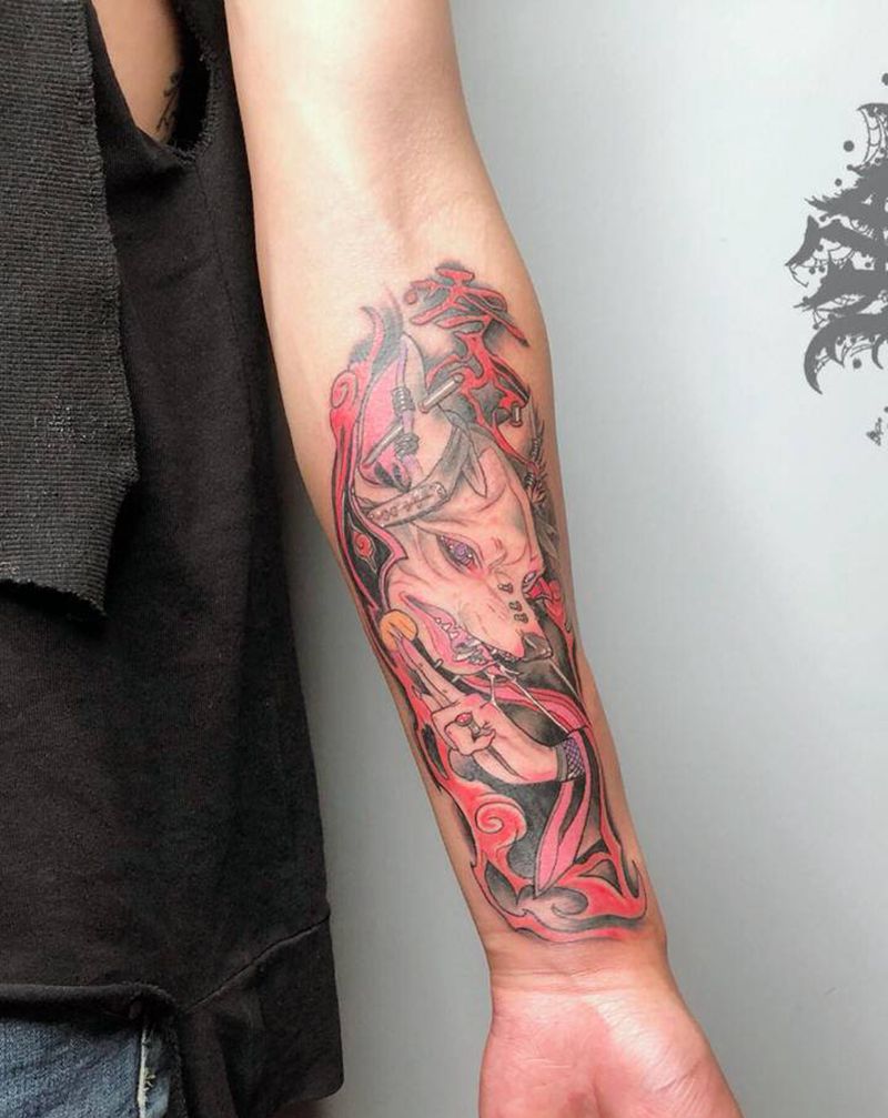 额纹身图片_手臂手部纹身图案